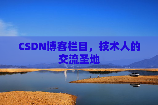 CSDN博客栏目，技术人的交流圣地